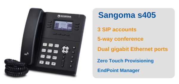 New Sangoma VoIP phone - s405 New Sangoma VoIP phone - s405