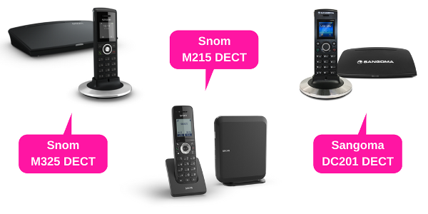 DECT solutions from Snom and Sangoma DECT solutions from Snom and Sangoma
