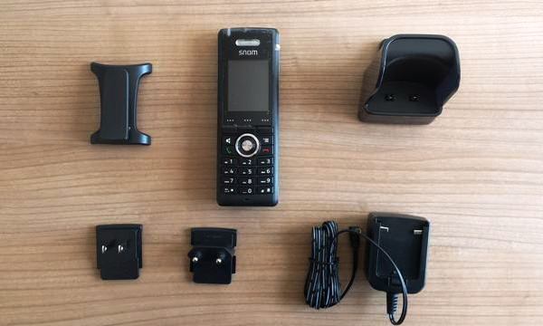 Snom M65 box content Snom M65 box content