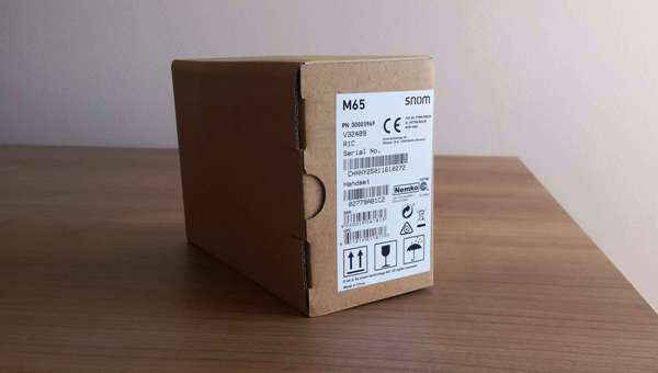 Snom M65 handset - unboxing Snom M65 handset - unboxing